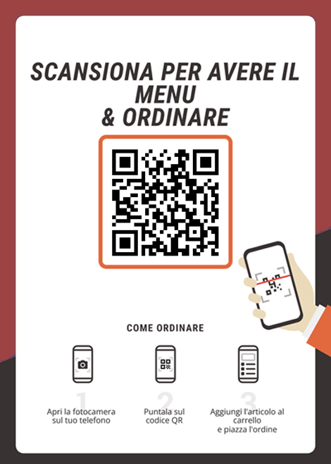 Aggiungi il Servizio di Ordinazione e Prenotazione Online, Facile e Veloce.